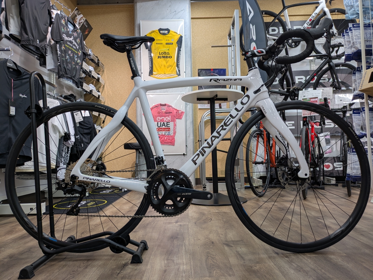 PINARELLO ( ピナレロ ) ロードバイク RAZHA DISK ( ラザ ディスク ) 105 11S D380 WHITE ( ホワイト ) 53 (適応身長目安175cm前後)