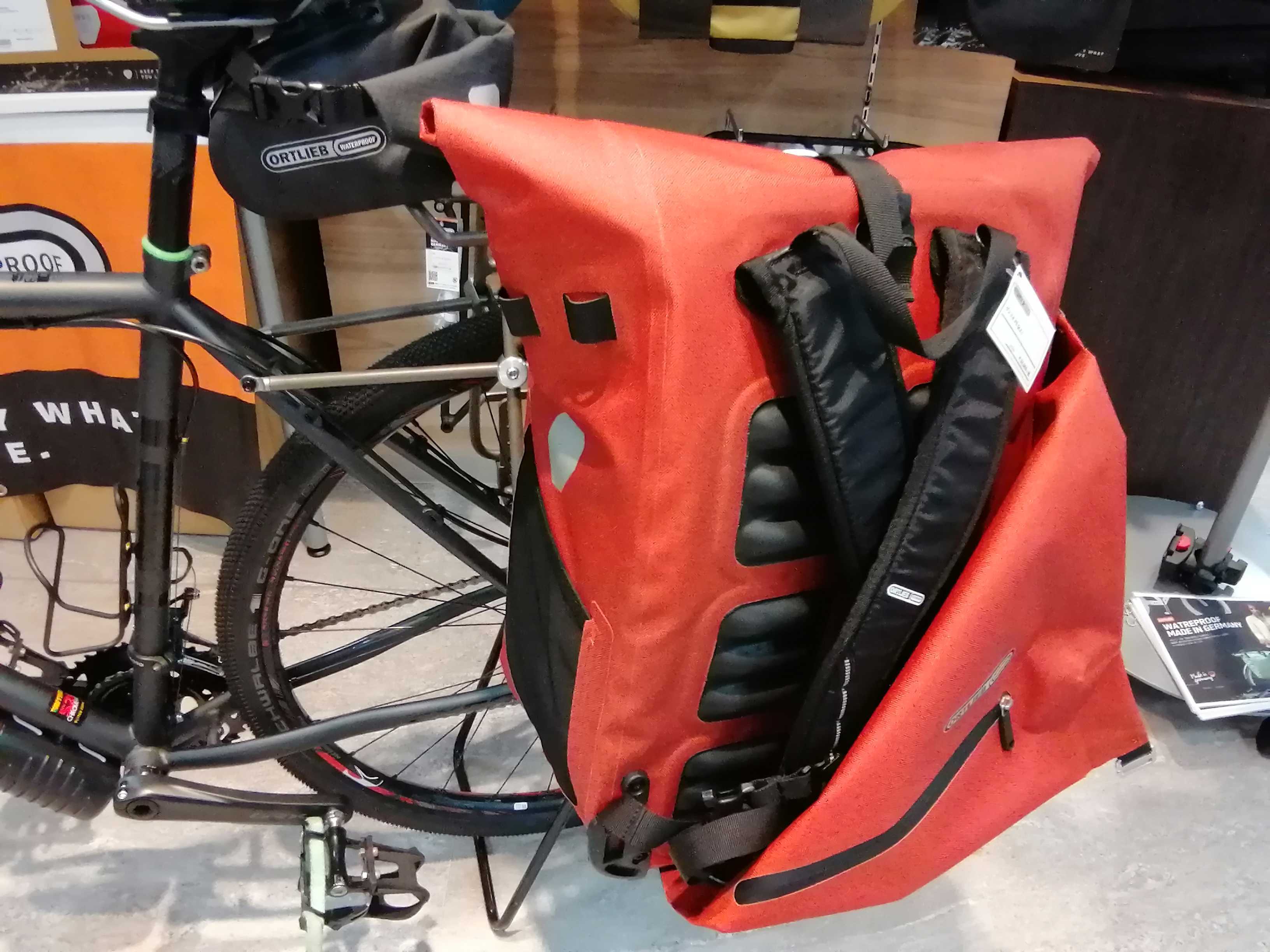 ORTLIEB】現在開催中！完全防水！通勤にも最適なサイクルバッグ 