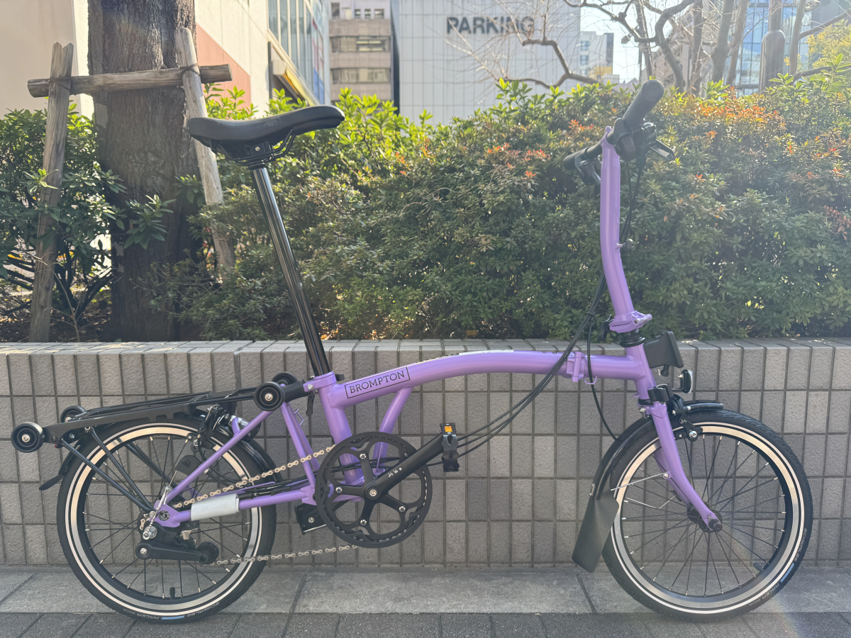 【新橋×BROMPTON】淡い紫色がオシャレな新しいシーズナルカラー 『POP LILAC』が入荷！ | 新橋 銀座 港区 中央区でスポーツ自転車をお探しならY