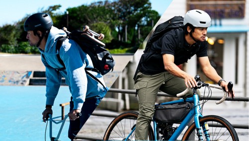 自転車ヘルメット】アーバンアウトドアスタイル。カジュアルなデザイン