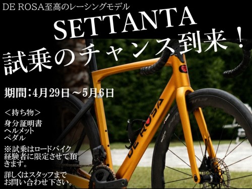 DE ROSA至高のレーシングモデル