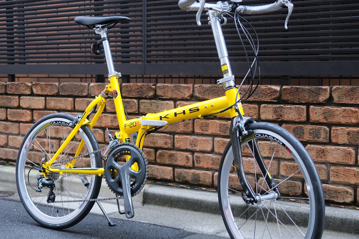 【KHS】ロングライド向け折り畳み自転車F-20Rの上位モデル「F-20RC」 | 上野、御徒町で自転車をお探しならY's Road 上野本館