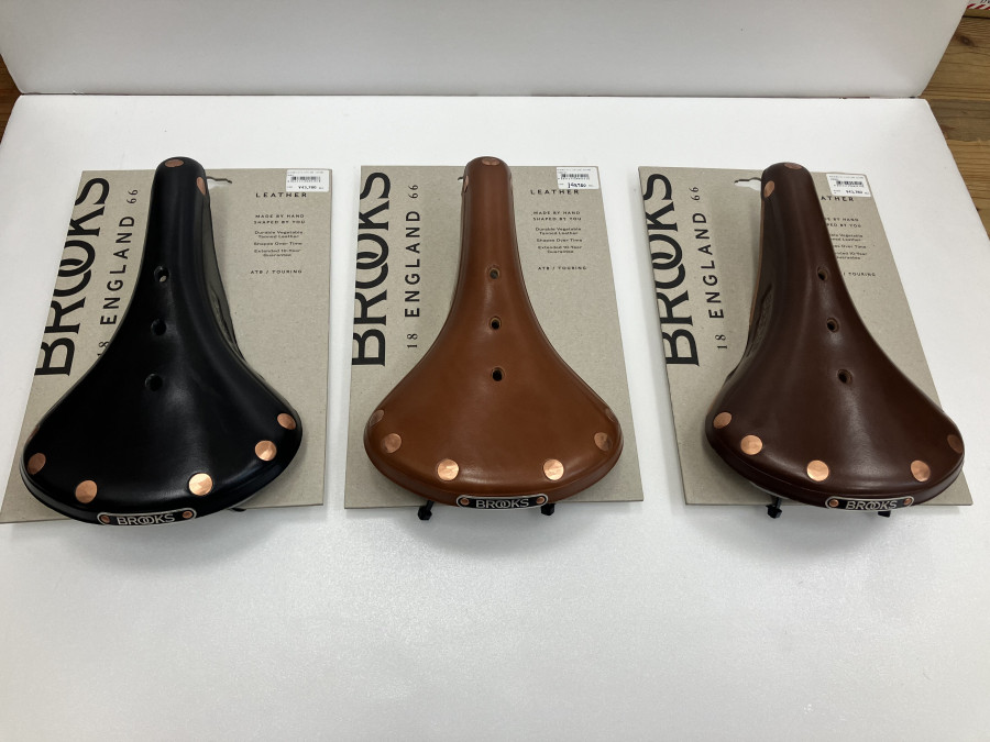 BROOKS】憧れの革サドル。チタンレールのスペシャル仕様が入荷